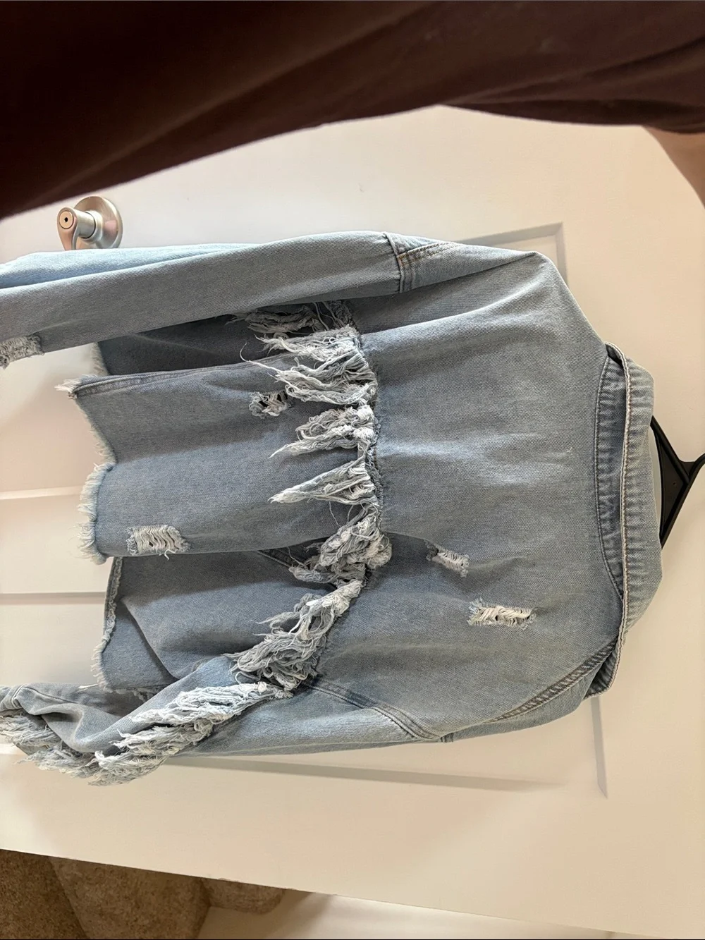 Distressed Denim Jacket